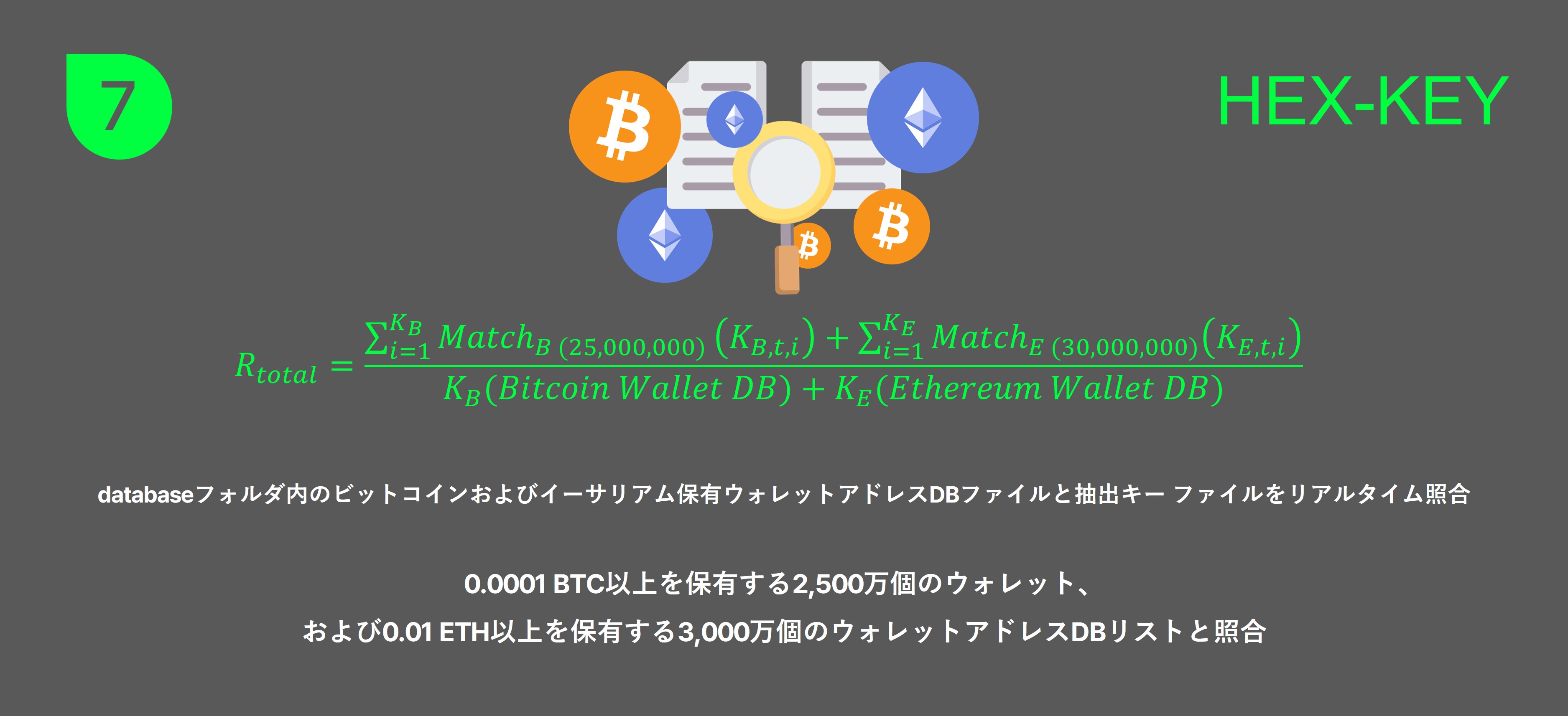 Hex-Key - Bitcoin & Ethereum Wallet - Ultra-Fast Private Key Extractor